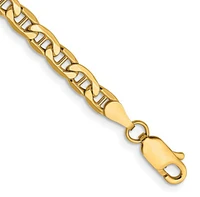 10K Yellow 4.0mm Semi Solid Anchor Chain