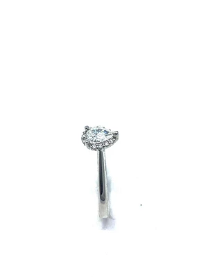 Pear Cut Diamond Engagement Ring