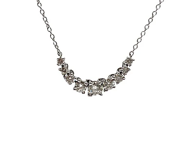 14K White Gold 0.50cttw Diamond Necklace