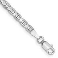 14K Gold 4.5mm Concave Anchor Chain