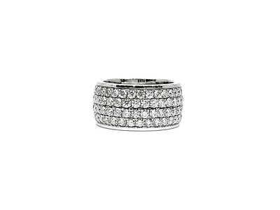 14K White Gold 4.40cttw Diamond Eternity Ring, size 6