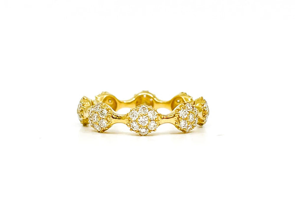14K Gold 1.10cttw Diamond Eternity Ring