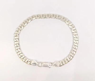 Sterling Silver Miami Cuban Link Bracelet - 8.5"