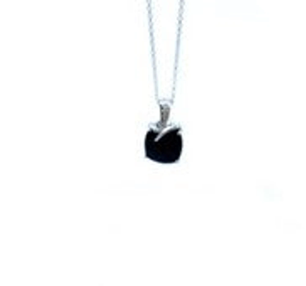 Onyx & Diamond Pendant