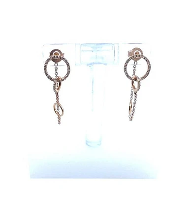 Rose Gold Diamond Earrings