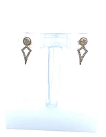 14K Yellow Gold 0.11cttw Diamond Stud Earrings