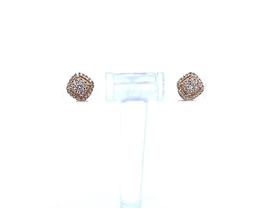 Rose Gold Diamond Earrings