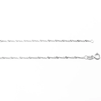 10K Gold Singapore Chain with Spring Clasp