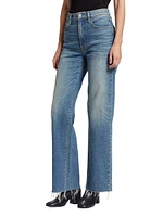 SLVRLAKE Grace Wide Leg Jeans in Laurel Canyon