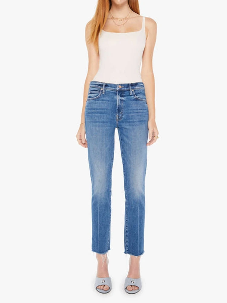MOTHER Denim The Rascal Ankle Fray In Opposites Attract