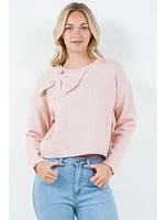 Dreamers Freda Bow Sweater Pink