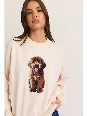 Le Lis Gigi Puppy Sweater Cream