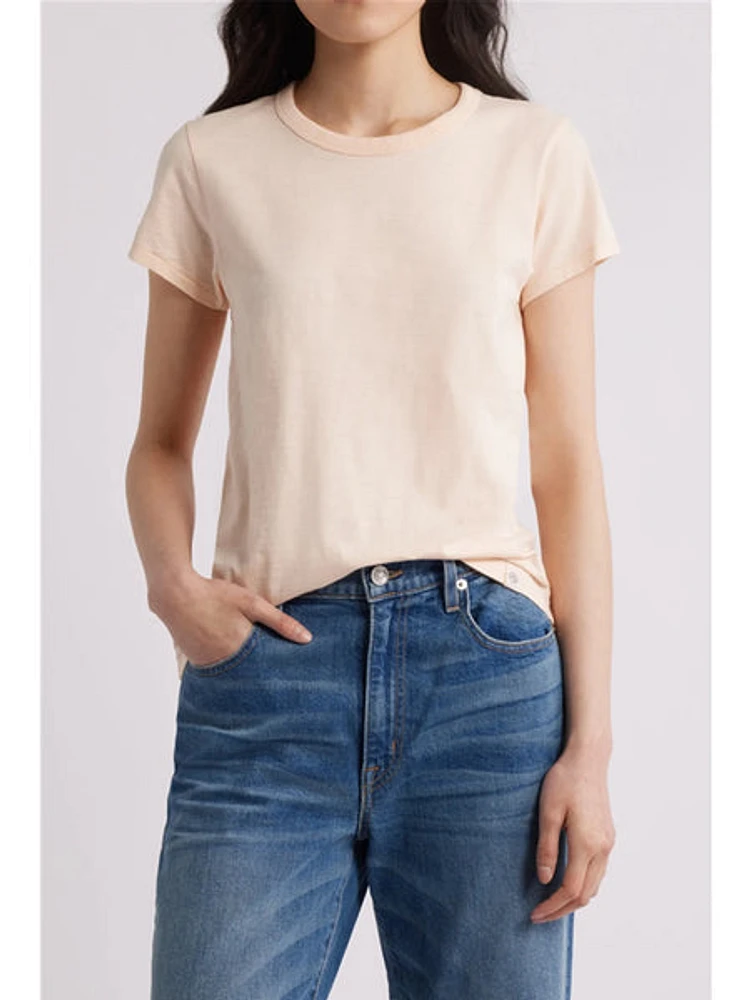Rag & Bone The Slub Pima Cotton Tee Peach
