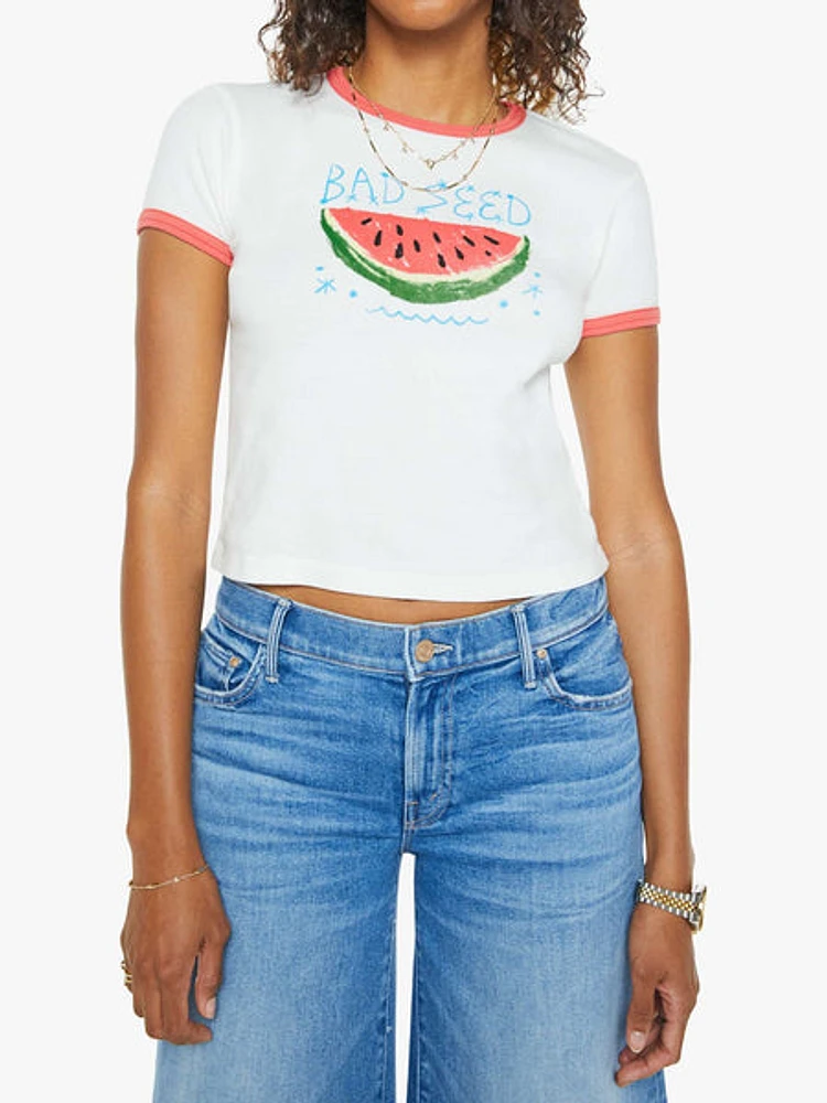 MOTHER Denim The Itty Bitty Ringer Bad Seed