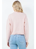 Dreamers Freda Bow Sweater Pink