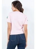 Dreamers Roya Strawberry Sweater Pink