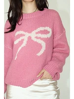 Bailey Rose Izzy Bow Sweater Pink