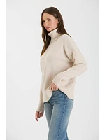 The Workshop Izzy Knit Top Oatmeal