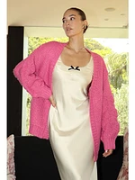 Bailey Rose Lobster Knit Cardigan Pink