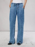 Rag&Bone Ultra Featherweight Logan Wide-Leg Jean Delmar