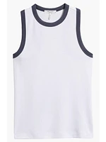 Rag & Bone Mia Ringer Tank White Multi
