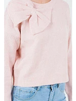 Dreamers Freda Bow Sweater Pink