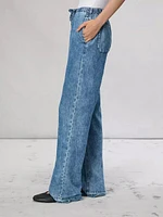 Rag&Bone Ultra Featherweight Logan Wide-Leg Jean Delmar