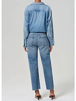 Citizens Of Humanity Defina Wide Leg Straight Jean Elsinore