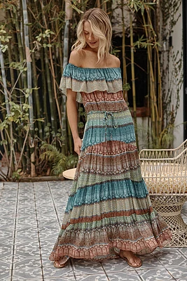 Misa ESTELLA DRESS PAISLEY OMBRE  S