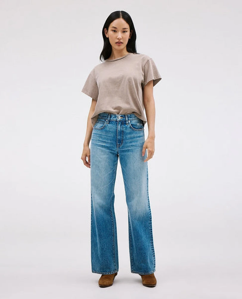 SLVRLAKE Grace Straight Leg Jeans in American Beauty