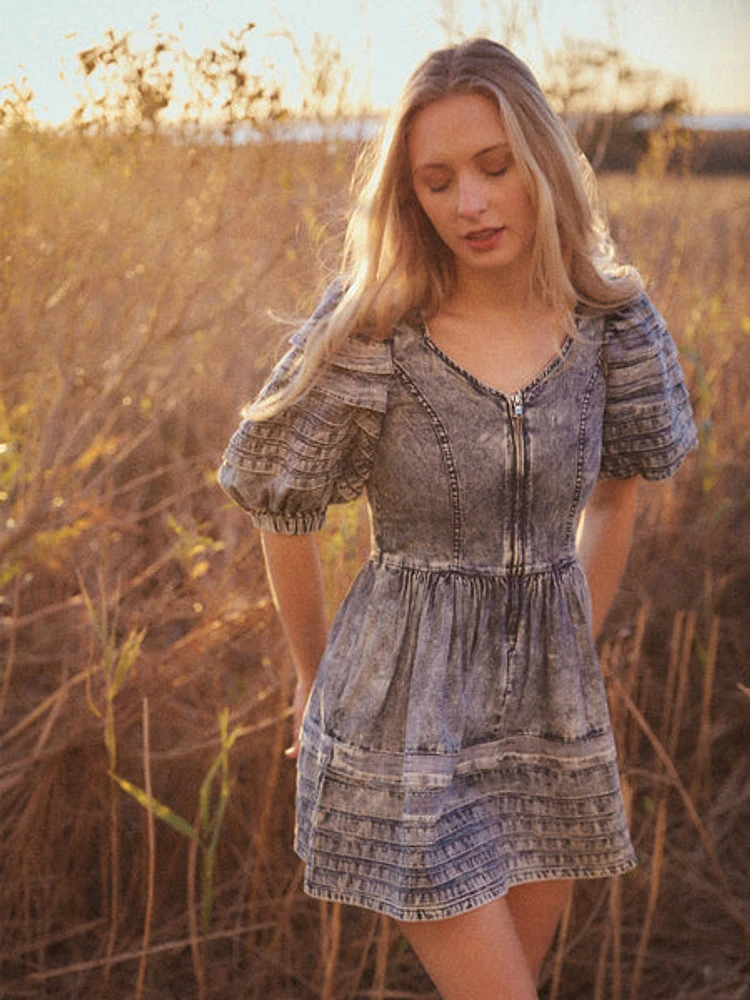 Sea New York Dylan Mini Dress Blue
