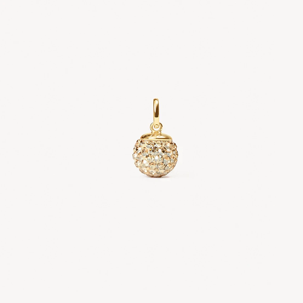 Soft Gold Sparkle Ball™ Charm