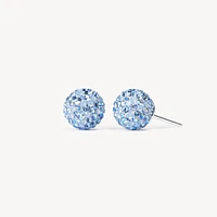 Denim Sparkle Ball™ Stud Earrings