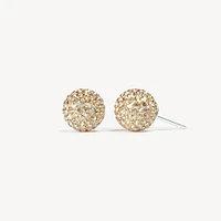 Soft Gold Sparkle Ball™ Stud Earrings