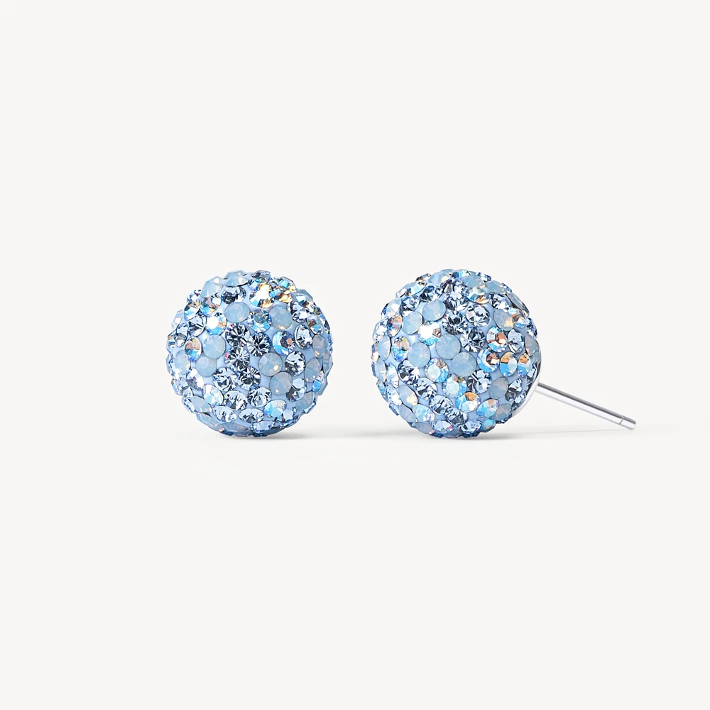 Denim Sparkle Ball™ Stud Earrings