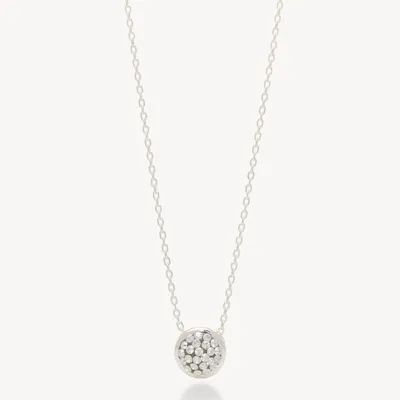 Dancing Queen Sparkle Bezel Slider Pendant Necklace