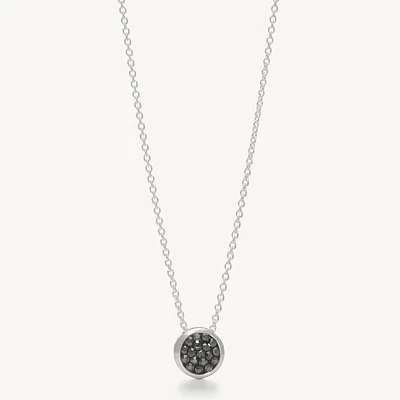 Sparkle Bezel Slider Necklace