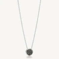 Sparkle Bezel Slider Necklace