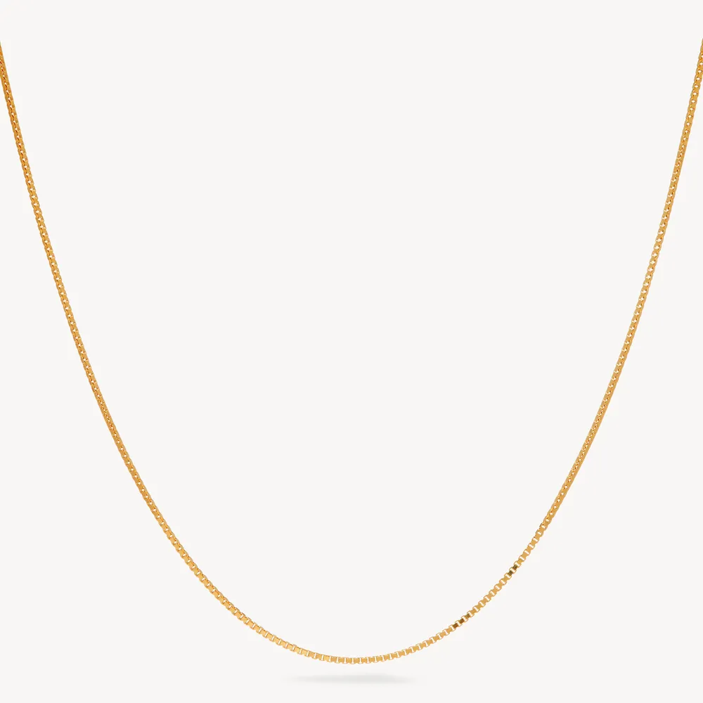 Box Chain Slider Necklace