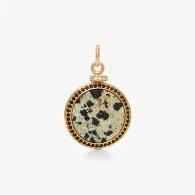 Dalmatian Jasper Reversible Charm