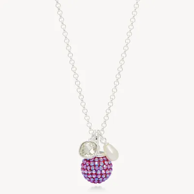 Cyber Sparkle Ball™ Cluster Pendant Necklace