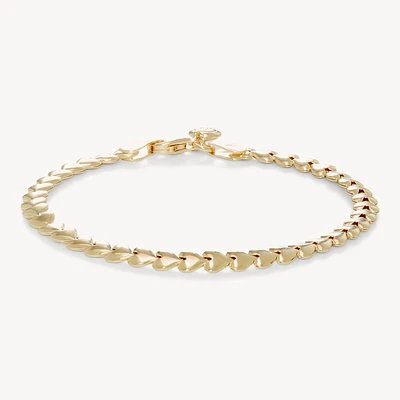 Heart String Chain Bracelet