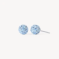 Denim Sparkle Ball™ Stud Earrings