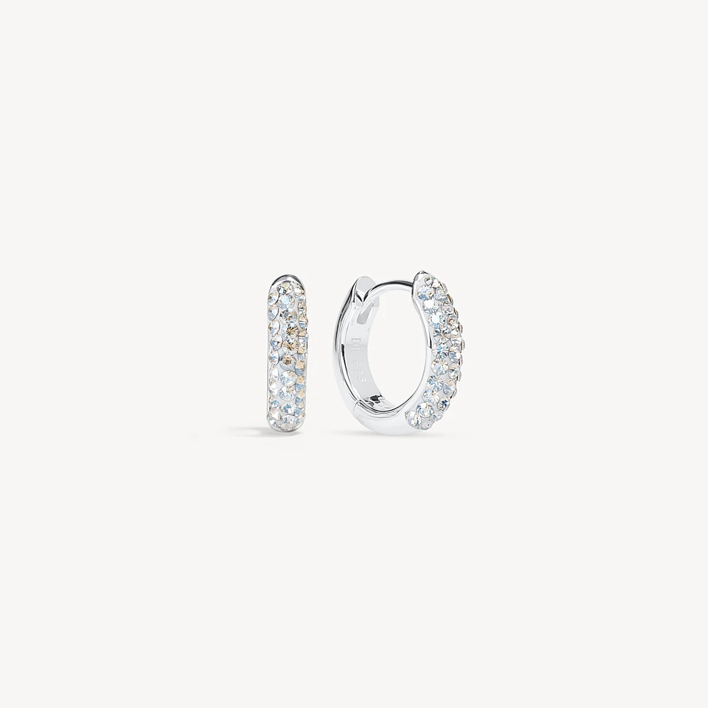 Birthstone Always On Sparkle Hoop Earrings