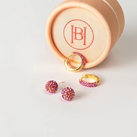Wildflower Always On Sparkle Hoops and Small Studs Gift Set
