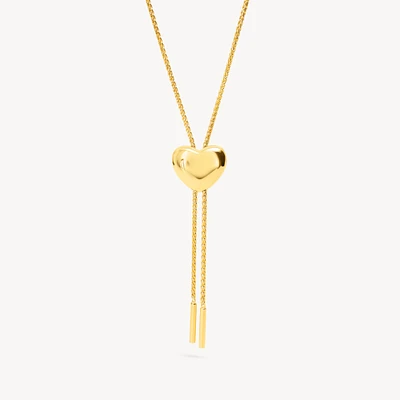Puffy Heart Bolo Tie