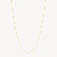 14K Box Chain With Extender