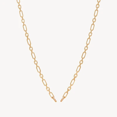 Figaro Chain Charm Necklace Base