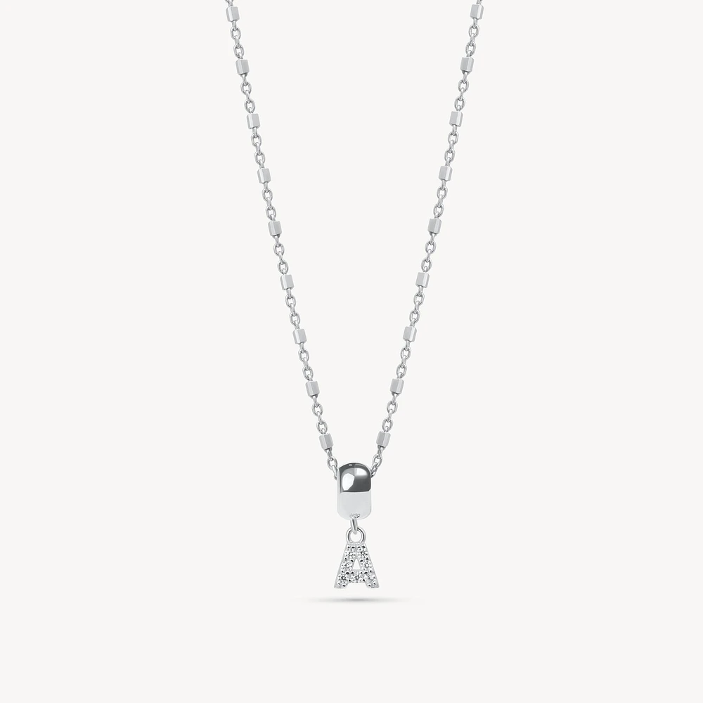 Pavé Letter Necklace