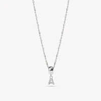 Pavé Letter Necklace